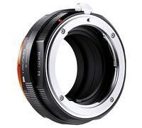 K&F CONCEPT Updated NIK(G) to FX Adapter, Manual Lens Mount Adapter with Aperture Control Ring Compatible with Nikon Nikkor AI-G G Mount Lens and Compatible with Fujifilm Fuji X Mount Cameras