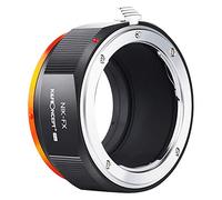 K&F CONCEPT Updated NIK to FX Adapter, Manual Lens Mount Adapter Compatible with Nikon Nikkor F/AI Mount Lens and Compatible with Fujifilm Fuji X-Series Mount Camera Body