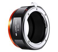 K&F CONCEPT Updated Nik to Sony E Adapter, Manual Lens Mount Adapter Compatible with Nikon Nikkor AI/F Mount Lens and Compatible with Sony A6000 A6400 A7II A5100 A7 A7RIII