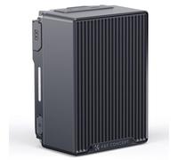 K&F Concept V Mount Battery, 99Wh 6700mAh V-Mount Battery with PD 100W Fast Charging, with Dual D-TAP/USB-A/USB-C/DC/TFT Display/Emergency Light for Camera, Camcorder, Monitor, Video Light, Black