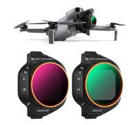 K&F CONCEPT Variable ND2-32 + ND32-512 Filter Kit Compatible with DJI Mini 5 Pro, Waterproof Neutral Density Filters Adjustable ND for Drone