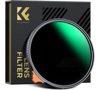 K&F CONCEPT Variable ND2-400 Lens Filter Nano-X Adjustable with Putter 49-105mm