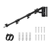 K&F CONCEPT Wall Mount Triangle Boom Arm 39.37inch/100cm, Ring Light Mount 180°Flexible Rotation for Photography, Studio Video Light, Monolight, Softbox, Reflector, Photography