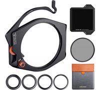 K&F Concept X PRO Square Filter Holder System (95mm CPL + Square ND1000 Filter + 4 Adapter Rings)