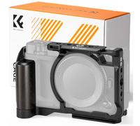 K&F CONCEPT ZR Cage compatible with Nikon ZR Cold Shoe | with Arri Locating Pin Arca-Swiss Plate 1/4" 3/8" Threaded Holes for Mic Light Monitor, Vlog Filming Rig for Content Creators