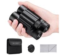 K&F Concept 10x25 Compact Binoculars for Kids and Adults, with BAK4 prism, FMC Lens, IP65 Waterproof & Neck Strap for Bird Watching Hunting Travel Camping Stargazing