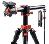 K&F SA254T2 Professional Camera Aluminium Tripod Portable Monopod