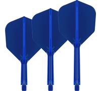 Target Darts K Flex Integrated Dart Flights And Shafts, No.6 Blue (Intermediate) | Pack Of 3 K-Flex - No6, Kflex All In One Moulded Dart Flight & Stem | Professional Dart Accessories