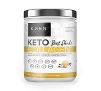 K-GEN Diet Shake Meal Replacement Keto Powder | Blended Collagen Protein with MCT Oil, Vitamin C | Advanced Keto Collagen Powder for Meal Replacement Gluten & Sugar Free (Vanilla 500g)