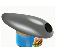 K.H Electric Can Opener, Tin Opener UK is Safe and Easy, One Touch Switch Can Opener Battery Operated, Smooth Edged Electric Tin Opener (Grey)