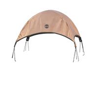 K&H Pet Products Pet Cot Shade Canopy for Elevated Outside Dog Beds, Dog Sun Umbrella Canopy for Dog Cots (Cots Sold Separately), Tan, Small 22 X 17 Inches