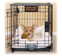 K&H Pet Products Ultra Plush Deluxe Bolster Dog Crate Pad - Plush Dog Bed & Kennel Mat, Portable, Indoor - Fleece Small