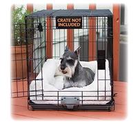 K&H Pet Products Ultra Plush Deluxe Bolster Dog Crate Pad; Dog Bed for Medium Crates, Kennels, and Cages; Soft Indoor Portable Machine Washable Pet Mat - Fleece Medium