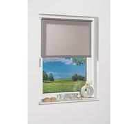 K-Home Klemmfix Mini Roller Blind, Grey Daylight W110 x H150 cm
