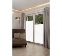 K-home Klemmfix Plisse White 95 x 130 cm (W x L), White Sunscreen
