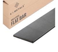 K I Metals Premium Mild Steel Flat Bar - 500mm Length x 50mm Width x 3mm Thickness Versatile Weldable & Durable Steel Strips for Construction, Heavy-Duty Industrial and DIY Projects
