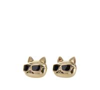 K/Ikonik 2.0 Choupette Studs - female - Karl Lagerfeld - Earrings - Yellow - ONE SIZE - Accessories ONE SIZE