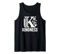 K is for Kindness Anti Bullying Unity Day Teacher Tank Top