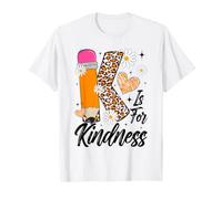 K is for Kindness End Bullying Be Kind Wear Orange Unity Day T-Shirt