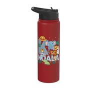 K is for Koala Zoo Animals Zoo Trip Jungle Zoo Day Stainless Steel Insulated Water Bottle