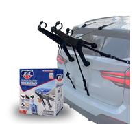 K&K Auto Accessories Compact 2-Bike Trunk Bike Rack Premium Cross-Country Trunk-Mount Bicycle Carrier for Cars, SUV Heavy Duty Rear Bike Transport Tool for Professional Cyclists
