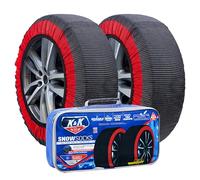 K&K Automotive Snow Socks for Tires - Pro Series for Ultimate Grip Alternative for Tire Snow Chain - Snow Traction Device for Passenger Cars SUVs Trucks Winter Emergency Accessory (3X-Large)