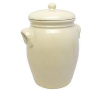 K&K Keramik Rum Pot 5.0 Liters Stoneware Beige, Food-safe, Waterproof, Durable