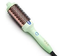 K&K Thermal Brush, 45 mm Heated Round Brush, Professional Heated Curling Ceramic Tourmaline Ionic Curling Iron, Hot Styling Volumizing Comb, Dual Voltage