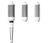 K&K Thermal Brush Set, 3 in 1 Ceramic Hot Brush, Fast Heating Curling Wand for Short, Medium & Long Hair, 5 Temperature Adjustment, Dual Voltage