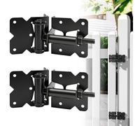 K KASONIC Self-Closing Gate Hinges 2-Pack, Fits 3/4"-1" Gap