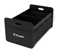 K KNODEL Car Boot Organiser, Foldable Car Boot Storage, Automotive Consoles & Organisers (Small, Black)