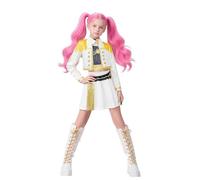 K-Kpop D-Demon H-Hunters Costume, Rumi Zoey Cosplay Costume for Kids, Hunters Pop Singers Rumi Zoey Idol Stage Role Play K Pop Demon Hunters Outfits Halloween Dress Up For Women Girls (A 02, 150)