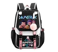 K-KPop D-Demon H-Hunters Kids School Backpack, Cool Teen School Bag for Students Boys Girls Fans, Fashion Simple Daypacks with Zipper, Lightweight and Stylish, Rucksack for Schools Travel Vacation