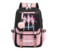 K-KPop D-Demon H-Hunters Kids School Backpack, Cool Teen School Bag for Students Boys Girls Fans, Fashion Simple Daypacks with Zipper, Lightweight and Stylish, Rucksack for Schools Travel Vacation