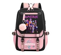 K-KPop D-Demon H-Hunters Kids School Backpack, Cool Teen School Bag for Students Boys Girls Fans, Fashion Simple Daypacks with Zipper, Lightweight and Stylish, Rucksack for Schools Travel Vacation