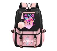 K-KPop D-Demon H-Hunters Kids School Backpack, Cool Teen School Bag for Students Boys Girls Fans, Fashion Simple Daypacks with Zipper, Lightweight and Stylish, Rucksack for Schools Travel Vacation