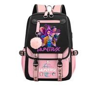 K-KPop D-Demon H-Hunters Kids School Backpack, Cool Teen School Bag for Students Boys Girls Fans, Fashion Simple Daypacks with Zipper, Lightweight and Stylish, Rucksack for Schools Travel Vacation
