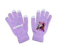K-KPop D-Demon H-Hunters Winter Gloves Kids Magic Full Fingers Cute Stretchy Comfortable Gloves for Boys and Girls Warm Knitted Mittens for Outdoor School Costume Daily Wearing