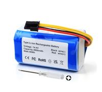 K KYUER 2800mAh Replacement battery for AIRROBO P10, 360 C50 Vacuum Cleaner