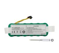 K KYUER 3500mAh LP43SC2000P Ni-Mh Battery compatible with Ecovacs Deebot X500 KK-8 CR120 Ariete 2711 2712 2713 2717 Briciola, Rollibot BL618, Ariete 2712 Robot Profimaster Vacuum Cleaner Battery