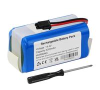 K KYUER Robotic Vacuum Battery Compatible with Kyvol Cybovac L20 E20 E30 E31 for Coredy R750 G800 G850 Robot Vacuum Cleaner CMICR18650F9M-4S1P 3000mAh Replacement Battery