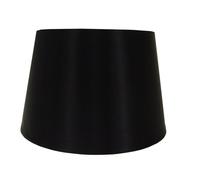 K LIVING 14" Satin Drum Ceiling Table Lamp Shade - Black K LIVING Black