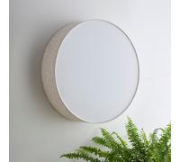 K Living Capri 38Cm 2 Light Linen Drum Shade With Diffuser