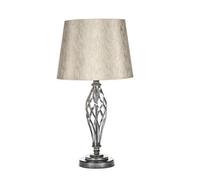 K Living Compton Chrome Table Lamp And Shade