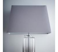 K Living Kliving 17" Modern Grey Rectangle Light Shade For Ceiling Pendant