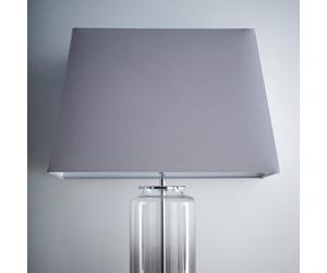 K Living Kliving 21" Modern Grey Rectangle Light Shade For Ceiling Pendant