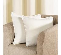 K Living Manhattan Plain Panama Cushion Cover, Cream, 43 x 43 Centimeter