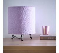 K LIVING Miami Lilac Linen Table Lamp K LIVING Lilac