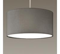 K Living Modern Drum Grey Pendant Ceiling Light Shades With Diffuser
