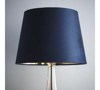 Velvet Empire Shade for Ceiling and Table Lamp 10 Inch Shade K LIVING Navy One Size